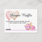 Slumbering Dragon Dreams - Baby shower Behuizing Informatiekaartje (Voorkant)