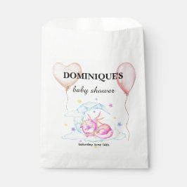 Slumbering Dragon Dreams - Baby shower Favor Tasse Bedankzakje