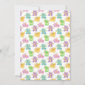 Slumbering Dragon Dreams - Baby shower Uitnodiging (Achterkant)