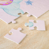 Slumbering Dragon Dreams Geslacht Onthullen Meisje Legpuzzel (Zijkant)