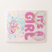 Slumbering Dragon Dreams Geslacht Onthullen Meisje Legpuzzel (Horizontaal)