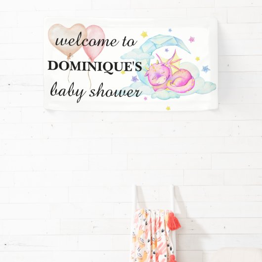 Slumbering Dragon Dreams - Welkomstbanner Spandoek (Insitu)