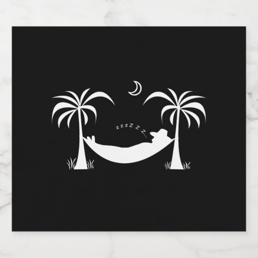 Slumbering Hammock Bier Etiket (Enkel label)