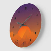 Slumbering Hills Southwest Landscape Sunset Grote Klok (Hoek)