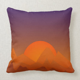 Slumbering Hills Southwest Landscape Sunset Kussen