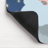 Slumbering Piglets cartoon mousepad Muismat (Hoek)