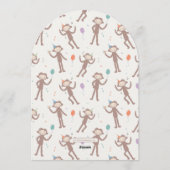 Slumberkins Bigfoot First Birthday Kaart (Achterkant)