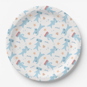 Slumberkins Hamerhaai Verjaardag Papieren Bordje