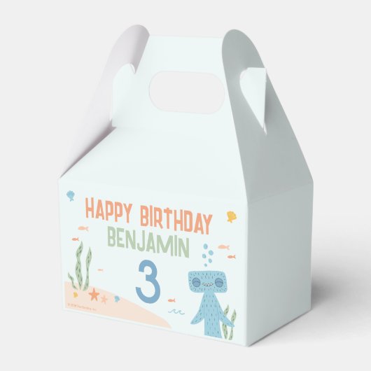 Slumberkins Hammerhead Birthday Bedankdoosjes (Voorkant Zijde)