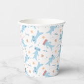Slumberkins Hammerhead Pattern Birthday Papieren Bekers (Voorkant)
