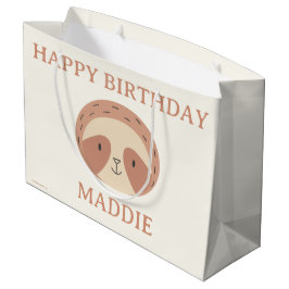 Slumberkins Luiaard Verjaardag Groot Cadeauzakje