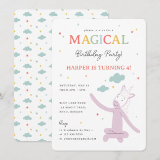 Slumberkins Magical Rainbow Unicorn Birthday Kaart