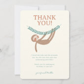 Slumberkins Sloth Birthday Bedankkaart (Voorkant)