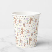 Slumberkins Sloth Pattern Birthday Papieren Bekers (Achterkant)