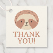 Slumberkins Sloth Thank You Bedankjes Labels (Voorkant)