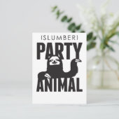 Slumper-partij Briefkaart (Staand voorkant)