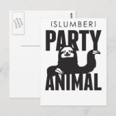 Slumper-partij Briefkaart (Voorkant / Achterkant)