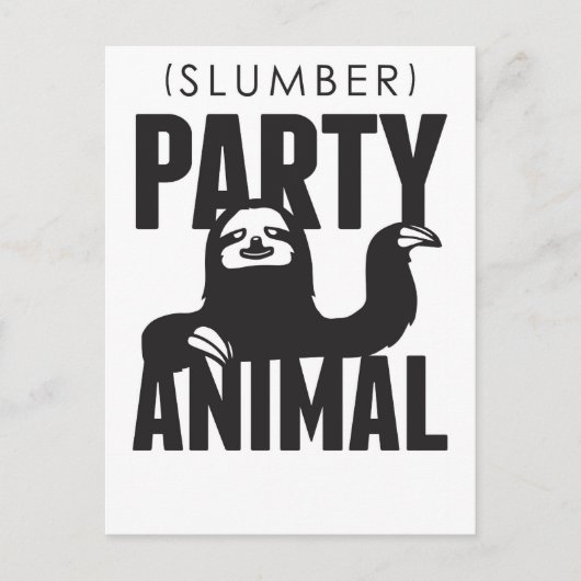 Slumper-partij Briefkaart (Voorkant)