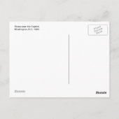 Slums in de buurt van het Capitool, Washington, DC Briefkaart (Achterkant)