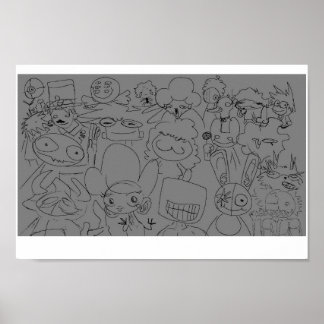 Slurg groepsfoto poster