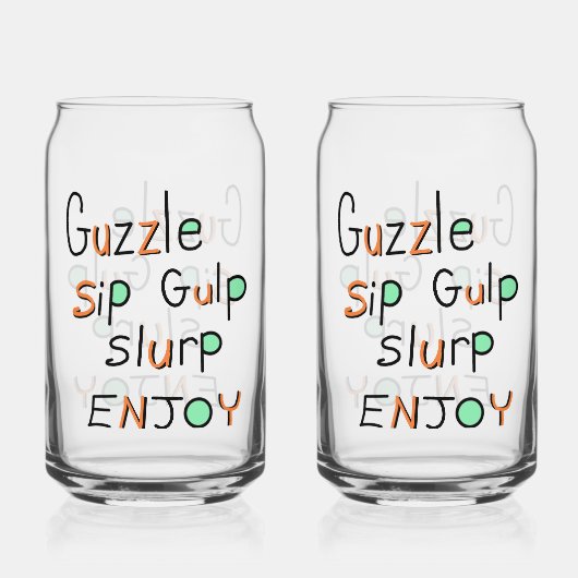 Slurp Enjoy Glass Blikvorm Glas (Achterkant)