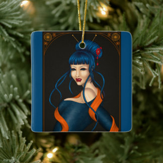 Slurp keramisch ornament