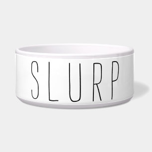 SLURP met Pauw Print Voerbakje