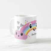 Slurp onder de Regenboog” Mooie mok (Voorkant links)