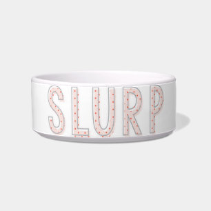 Slurp - Roze Stippen Voerbakje