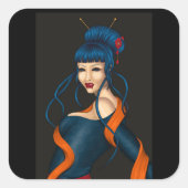 Slurp Vierkante Sticker (Voorkant)