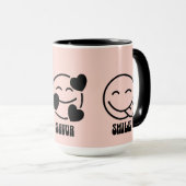"Slurpen, Genieten, Glimlachen" Mok (Voorkant rechts)