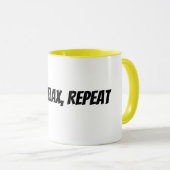 slurpen, ontspannen, herhalen mok (Voorkant rechts)