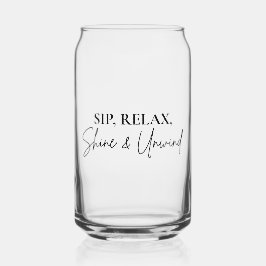 Slurpen, Ontspannen, Stralen & Loslaten Glazen Mok