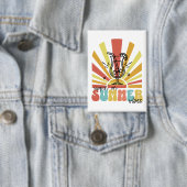 Slurpend aan zomerstemming, Retro zon, Cocktailgla Button (Insitu)