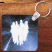 Slushwave Social Club Logo en People Logo Sleutelhanger (Achterkant)