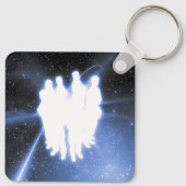 Slushwave Social Club Logo en People Logo Sleutelhanger (Achterkant)