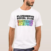 Slushwave Social Club Square op Light LogoJr T-shirt (Voorkant)