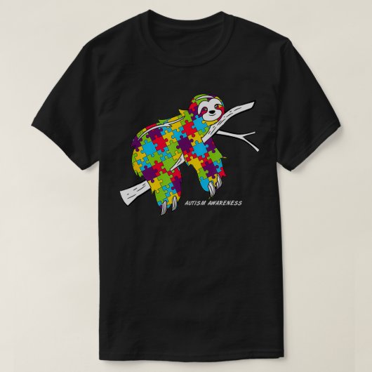 Sluth Autisme Awareness T-shirt (Design voorkant)