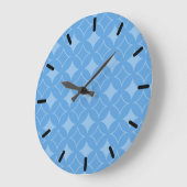 Sluw blauw shippopatroon grote klok (Hoek)