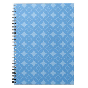 Sluw blauw shippopatroon notitieboek