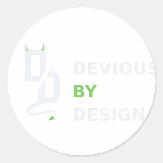 Sluw van ontwerp Sticker (Voorkant)