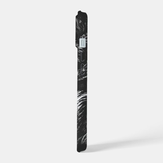Sluwe bosvos — door BurnsInHell iPhone 15 Case (Linkerkant)
