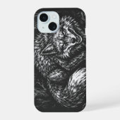 Sluwe bosvos — door BurnsInHell iPhone 15 Case (Achterkant)