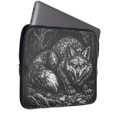 Sluwe bosvos — door BurnsInHell Laptop Sleeve (Voorkant Rechts)
