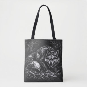 Sluwe Bosvos — door BurnsInHell Tote Bag