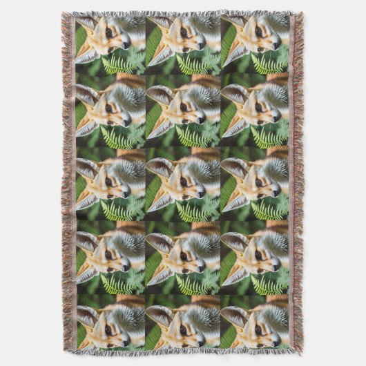 sluwe heksenvos, deken (Voorkant Verticaal)