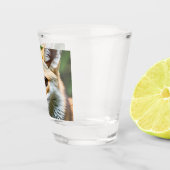 sluwe heksenvos, shot glas (Rechts)