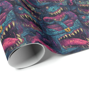 Sluwe Kist Nabootser D&D Monster Cadeaupapier