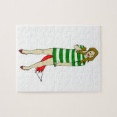 sluwe meid legpuzzel (Horizontaal)