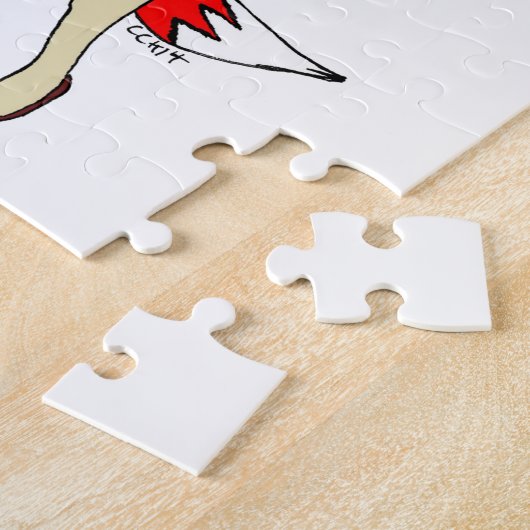sluwe meid legpuzzel (Zijkant)